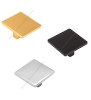 Kare Düğme Kulp (2'li Paket) Altın