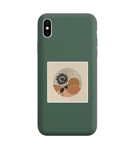 Koyu Yeşil Lansman Telefon Kılıfı Iphone XS