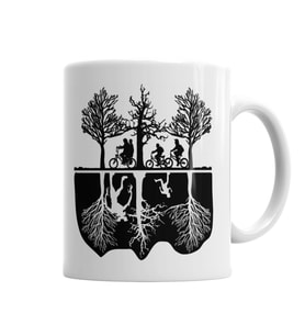 Stranger Things Bisiklet Kupa Bardak Porselen