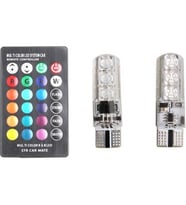 12 Led Rgb T10 Kumandalı Çakarlı Park Ampülü Aydınlatma