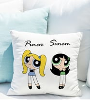 Powerpuff Girls Yastığı Kişiye Özel