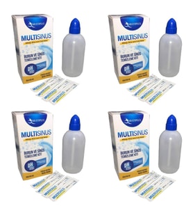 Multi Sinüs Rinse Burun ve Sinüs Temizleme Kiti - 4'Lü PAKET