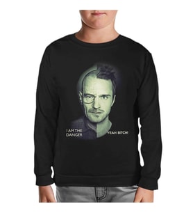 Breaking Bad - I am The Danger Siyah Çocuk Sweatshirt