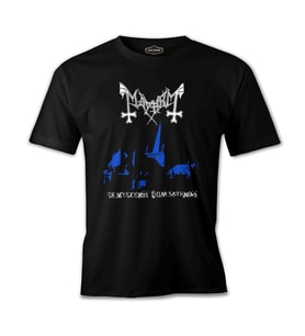 Mayhem - De Mysteriis Dom Sathanas Siyah Erkek Tshirt
