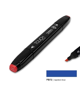 TOUCH TWIN MARKER PB72 NAPOLEON BLUE
