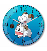 League Of Legends Feed Poro Duvar Saati Bombeli Gercek Cam