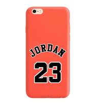 Iphone 6s Plus Air Jordan Tasarımlı Turuncu Lansman Telefon Kılıfı