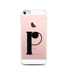 Iphone 5s Harf Tasarımlı Telefon Kılıfı P-Harfi 