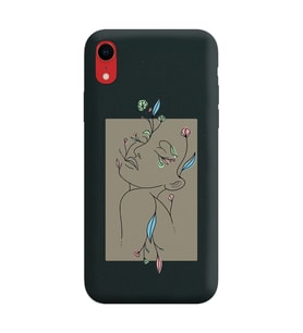 Siyah Lansman Telefon Kılıfı Iphone XR