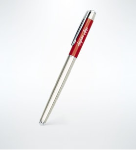 BK Gift Kişiye Özel Kırmızı Metal Roller Kalem Model 0033