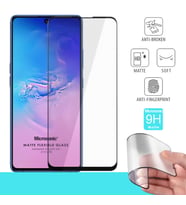 Microsonic Samsung Galaxy S10 Lite Seramik Matte Flexible Ekran Koruyucu Siyah