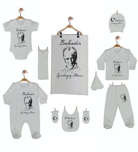 Pia Baby GL 1952 10 Parça İsme Özel Hastane Çıkışı