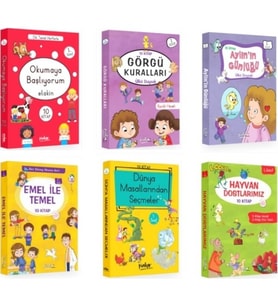 Pinokyo 1. Sınıf Hikaye Seti 6 Kutu - 60 Kitap