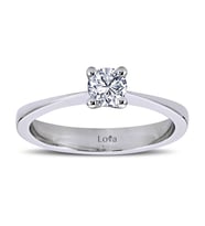 Lova H Renk 0,30 Karat Pırlanta Tektaş Yüzük - 1030045