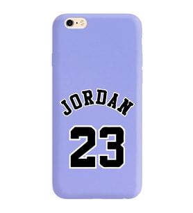 Iphone 6s Plus Air Jordan Tasarımlı Mor Lansman Telefon Kılıfı