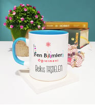 Fen Bilimleri Öğretmeni Kupa Bardak Mavi
