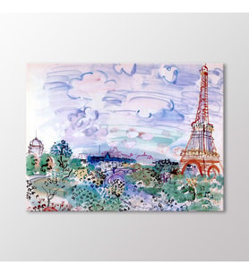 Arty Tablo The Eiffel Tower Tablo (Karışık)