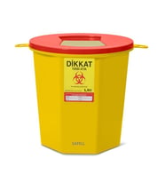 Safell Tıbbi Atık Kutusu - Tıbbi Atık Kovası 1.3 Litre