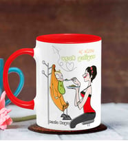BK Gift Kişiye Özel Anneler Günü Temalı Kırmızı Kupa Bardak K9