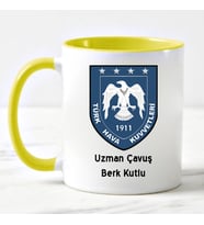 Türk Hava Kuvvetleri Uzman Çavuş Kupa Bardağı Sarı