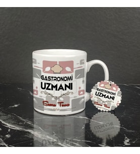 Gastronomi Uzmanı Kupa Bardak ve Anahtarlık Set