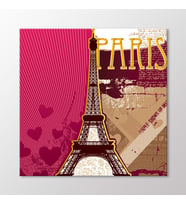 Arty Tablo Eyfel Kulesi, Paris Tablo (Karışık)