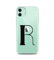 Iphone 11 Harf Tasarımlı Telefon Kılıfı R-Harfi 