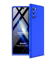 Microsonic Samsung Galaxy Note 20 Kılıf Double Dip 360 Protective Mavi