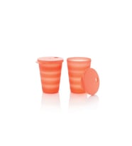 Tupperware 2'li Pipet Bardak Seti (Turuncu)