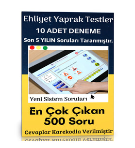 10’lu Ehliyet Deneme Sınav Seti (10 Modüler Kitap Seti)