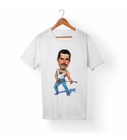 Queen-Freddie Mercury Beyaz Tişört