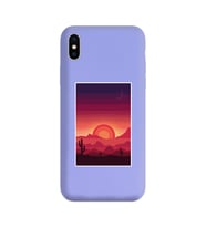 Mor Lansman Kılıf iPhone X