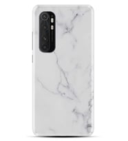 Kılıfland Xiaomi Mi Note 10 Lite Kılıf Silikon Resimli Kapak Beyaz Açık Mermem Stok 1293