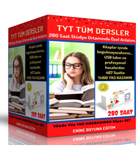 2025 TYT Tüm Dersler Görüntülü USB Eğitim Seti