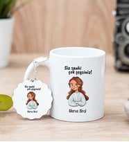 Siz Sanki Çok Şeysiniz Beyaz Kupa Bardak ve Anahtarlık Set