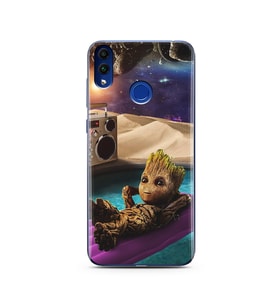 Baby Groot Tasarım Süper Şeffaf Silikon Telefon Kılıfı Huawei Honor 8C 