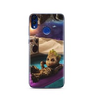 Baby Groot Tasarım Süper Şeffaf Silikon Telefon Kılıfı Huawei Honor 8C 