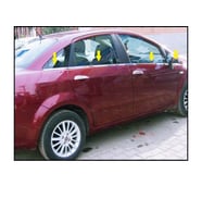 Fiat Linea Krom Cam Çıtası 8 Prç. 2007 ve Üzeri P.Çelik