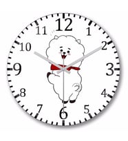 Bts Groovy RJ Duvar Saati Bombeli Gercek Cam