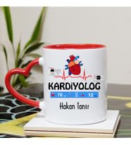 Kardiyolog Kupa Bardağı Kalpli