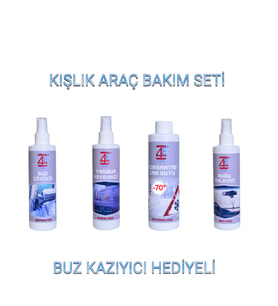 4+1 Aracım Kışa Hazır Paketi - Buz Kazıyıcı Hediyeli