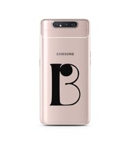 Samsung A80 Harf Tasarımlı Telefon Kılıfı B-Harfi 
