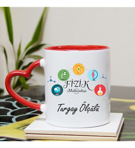 Fizik Mühendisi Kupa Bardağı Kalpli