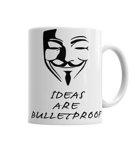 V For Vendetta  Kupa Bardak Porselen