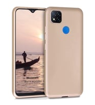 Microsonic Matte Silicone Xiaomi Redmi 9C Kılıf Gold