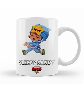 Brawl Stars Leepy Sandy Kupa Bardak Porselen