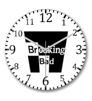 Breaking Bad   Duvar Saati Bombeli Gercek Cam