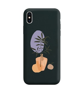 Siyah Lansman Telefon Kılıfı Iphone XS