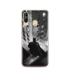 Batman Tasarım Süper Şeffaf Silikon Telefon Kılıfı Samsung A60