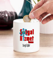 Sosyal Hizmet Uzmanı Kişiye Özel Kumbara